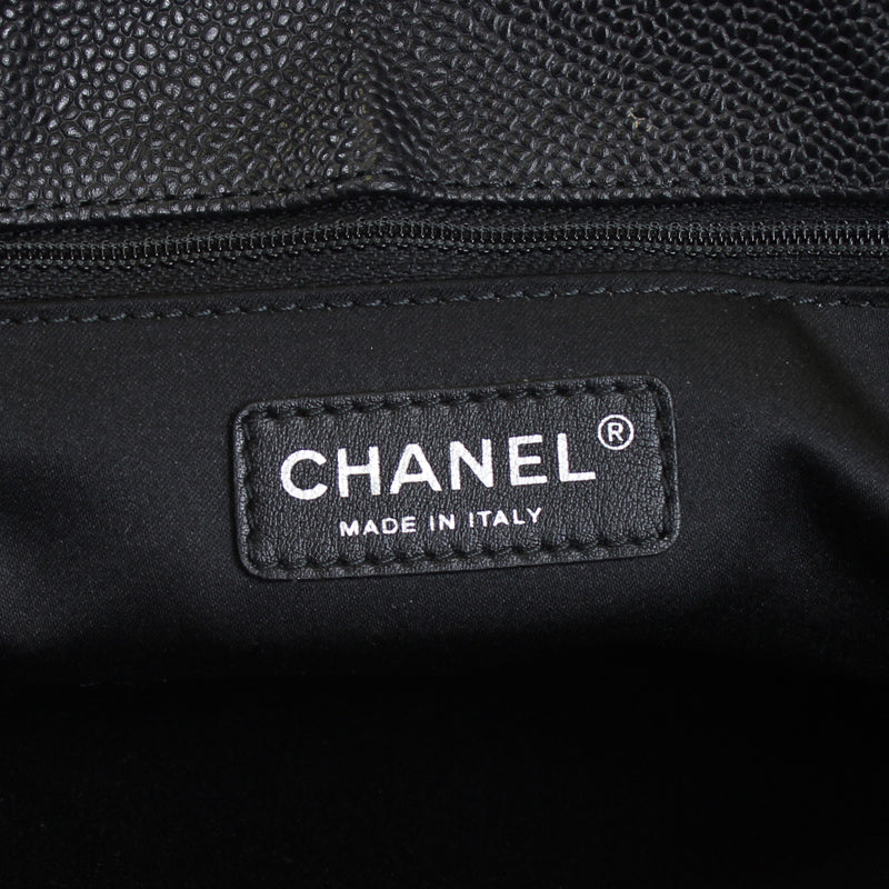 Chanel Black Caviar Grand Shopper Tote GST PHW