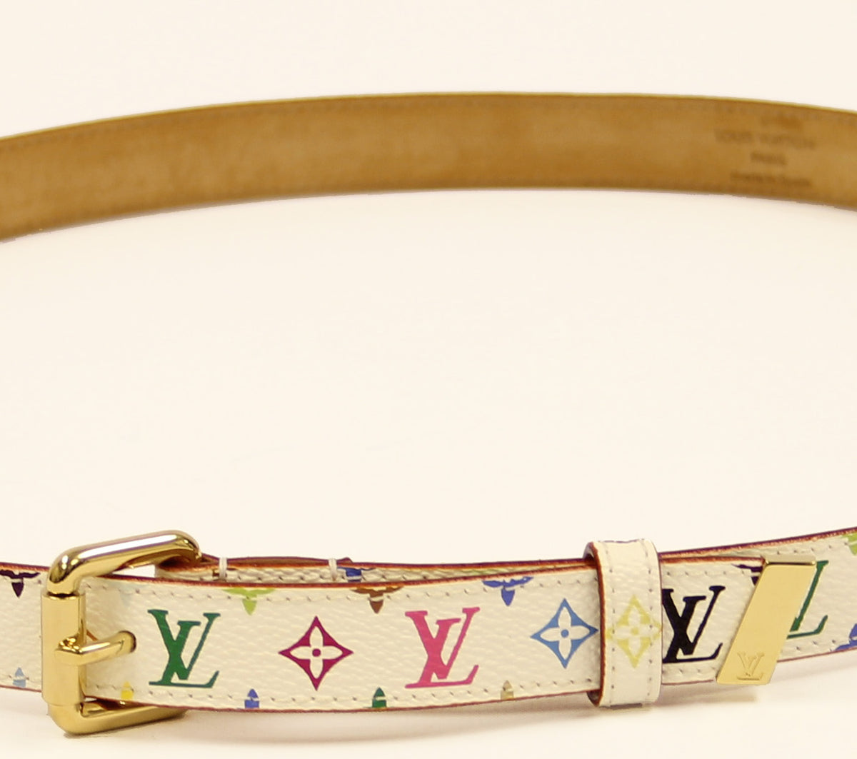 Louis Vuitton muliti -color monogram belt
