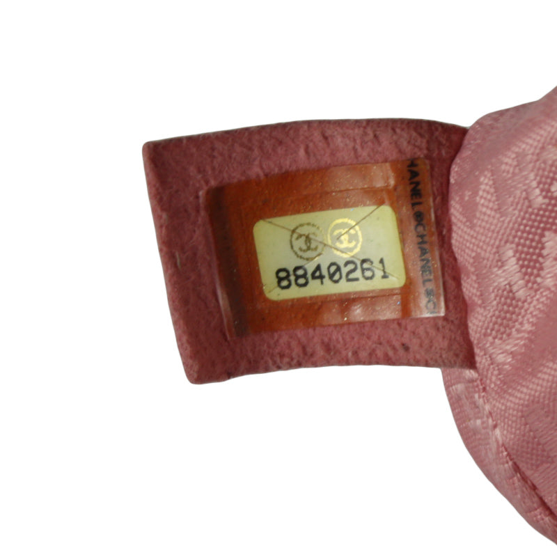 Chanel Pink Chocolate Bar Camellia Flap Bag