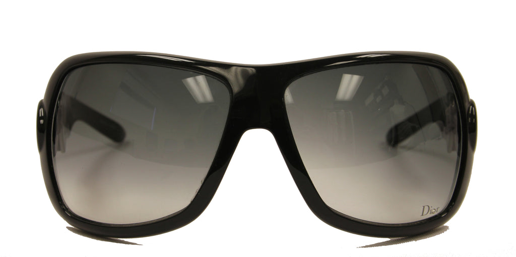 Dior Black Sunglasses with Heart Lock Detail