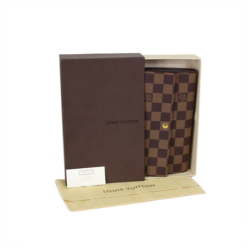 Louis Vuitton Damier Ebene Sarah Wallet