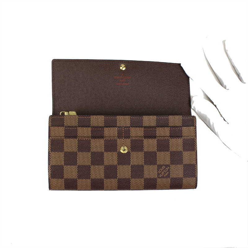 Louis Vuitton Damier Ebene Sarah Wallet