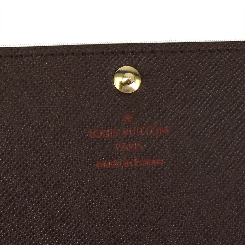 Louis Vuitton Damier Ebene Sarah Wallet