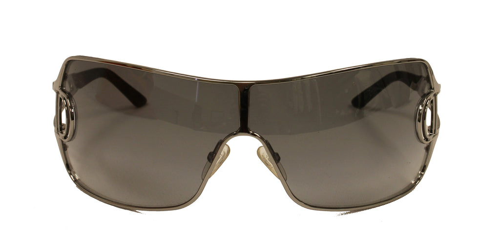 Dior Silver Wraparound Sunglasses