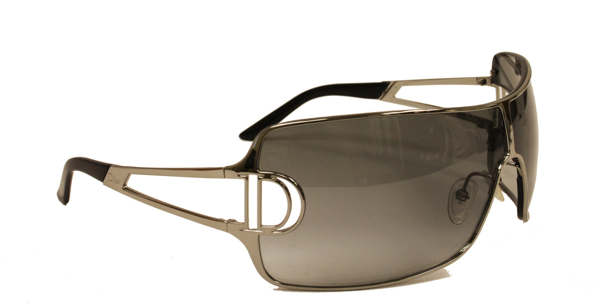 Dior Silver Wraparound Sunglasses