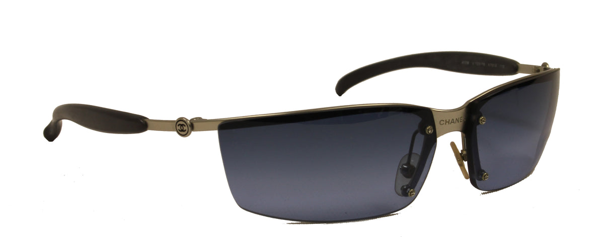 Chanel Blue & Silver Sunglasses