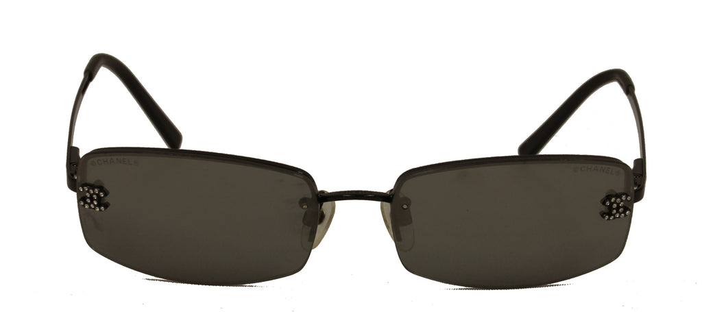 Chanel Black Wire Frame Sunglasses