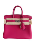 Hermes Rose Mexico Birkin 25 Togo PHW 2026