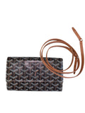 Goyard Black Goyardine Varenne Continental WOC