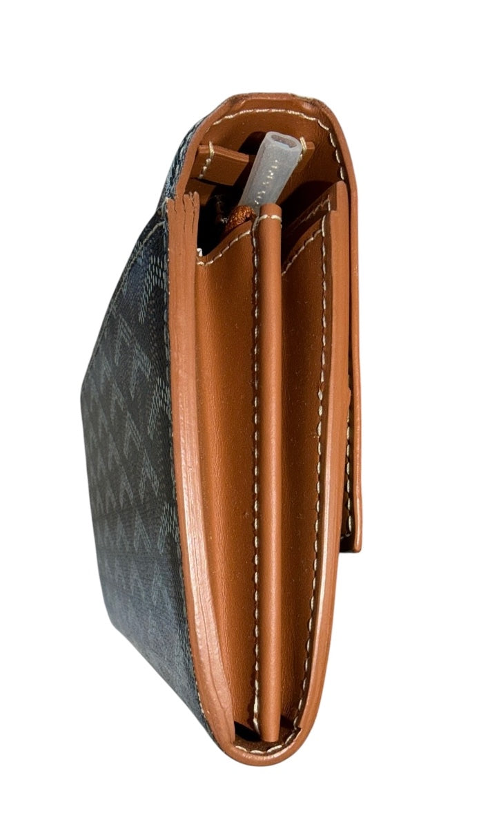 Goyard Black Goyardine Varenne Continental WOC