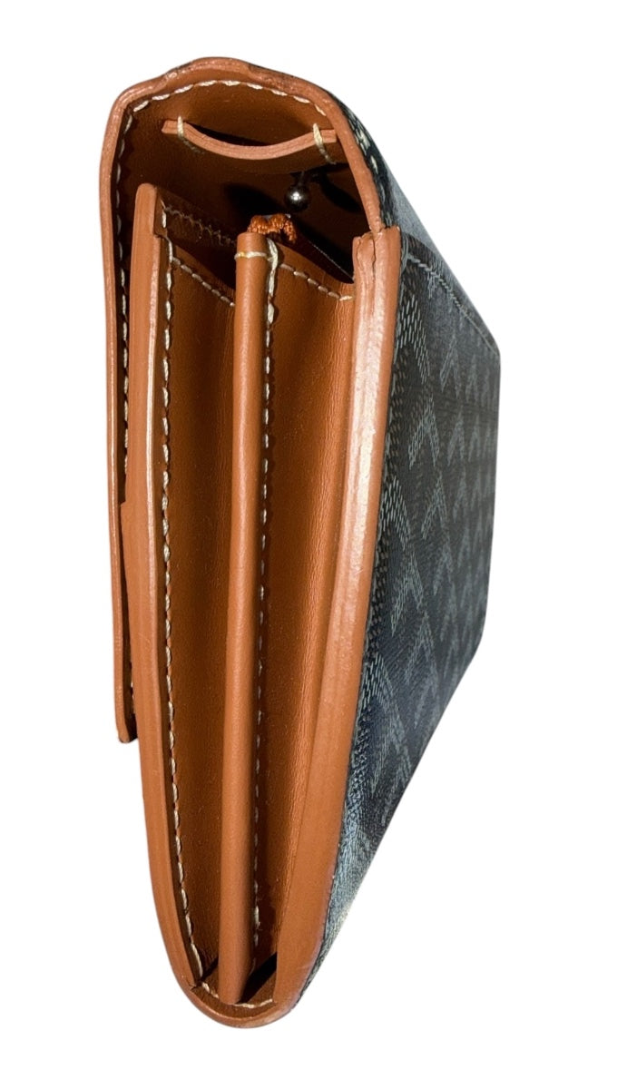 Goyard Black Goyardine Varenne Continental WOC