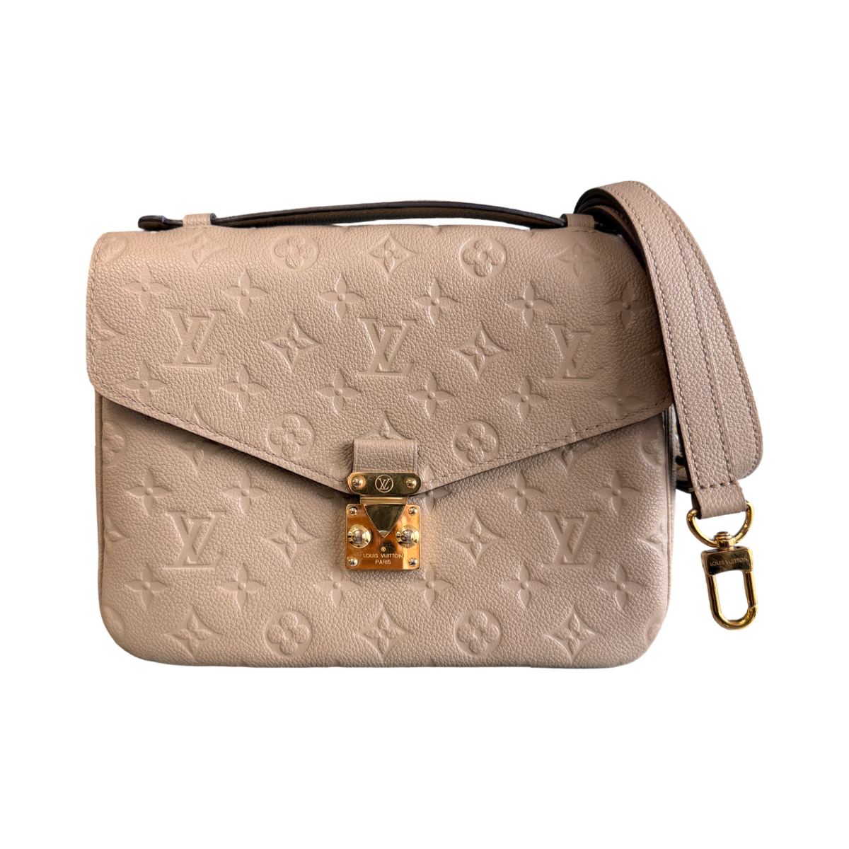 Louis Vuitton Neutral  LV Monogram Pochette Métis Bag