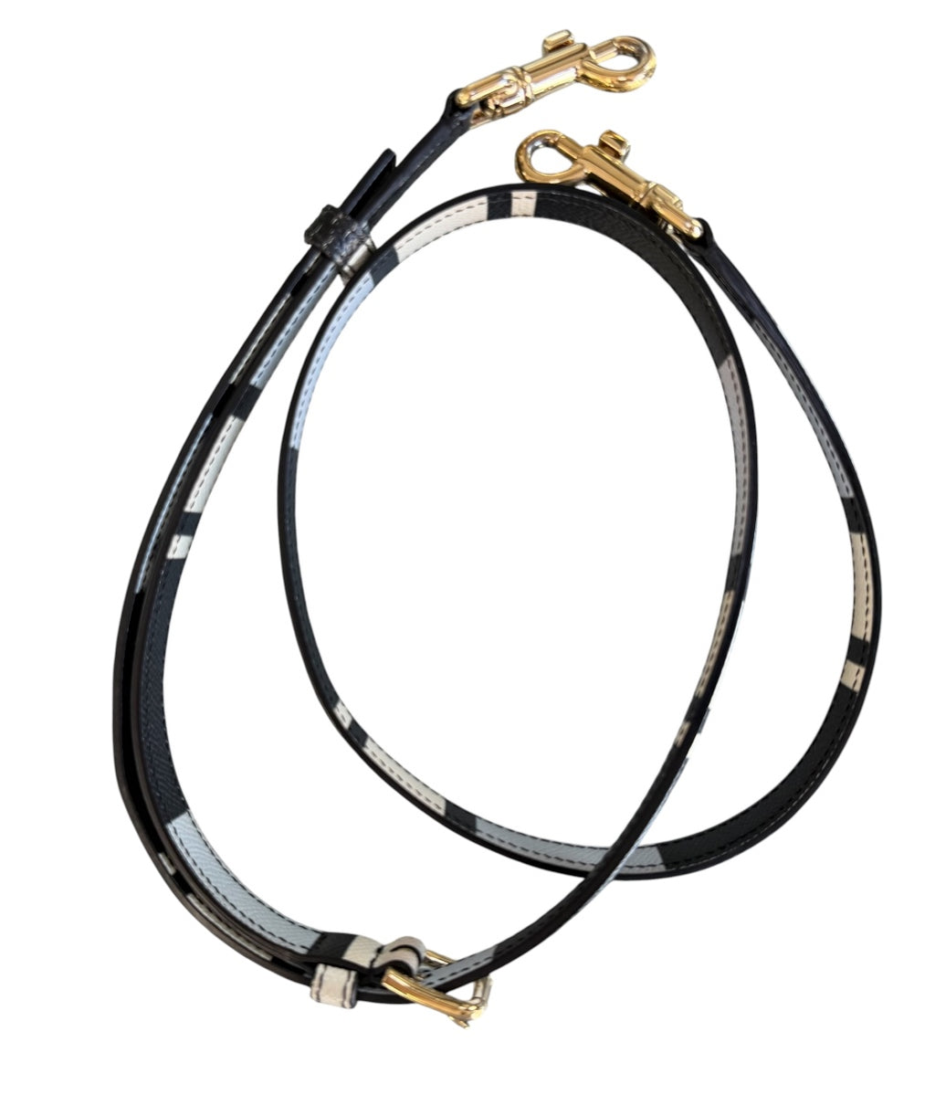 Dolce & Gabbana Miss Sicily Striped Top Handle & Strap