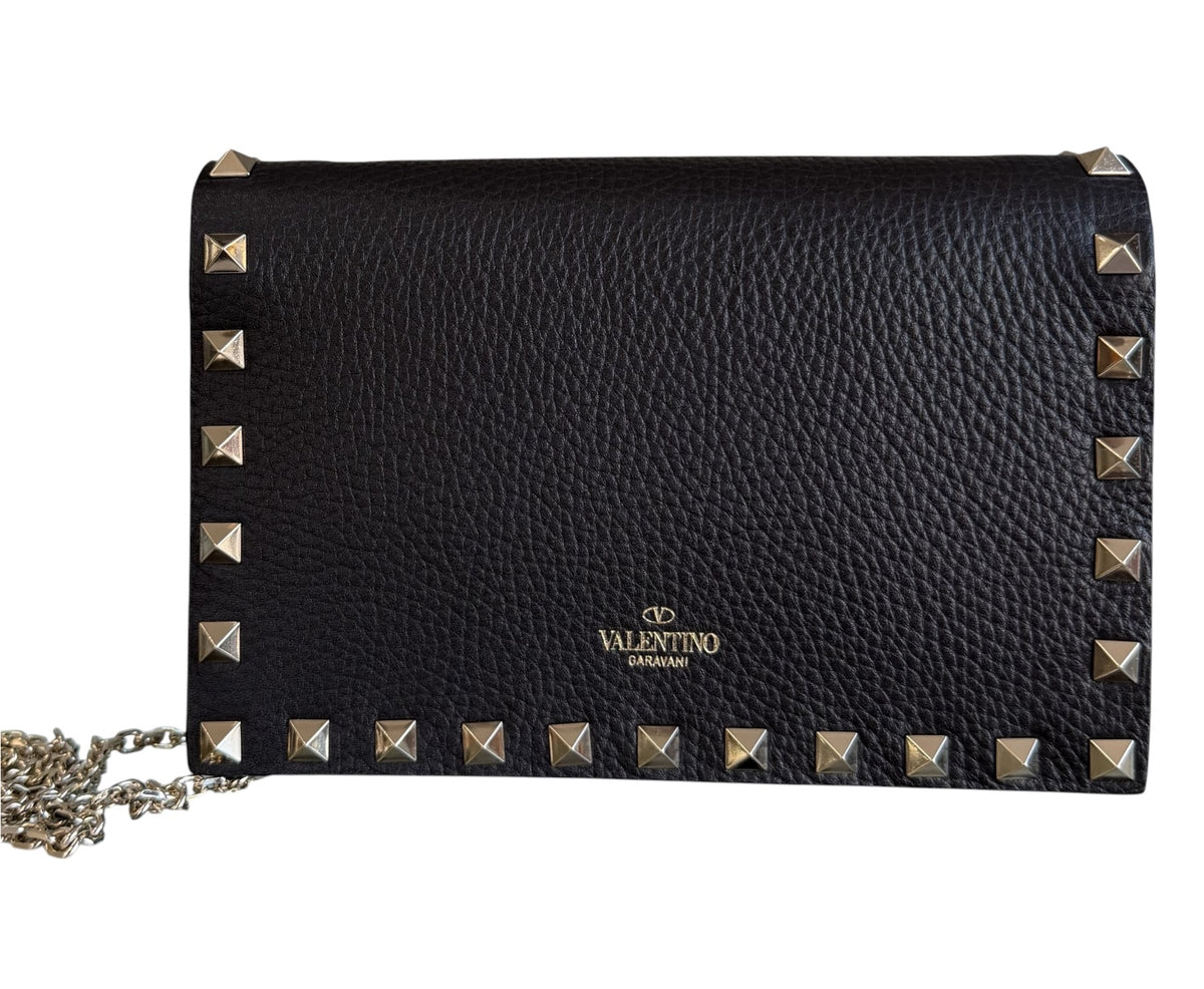 Valentino Rockstud Black Crossbody Bag