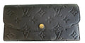 Louis Vuitton Emilie Empreinte Black Wallet