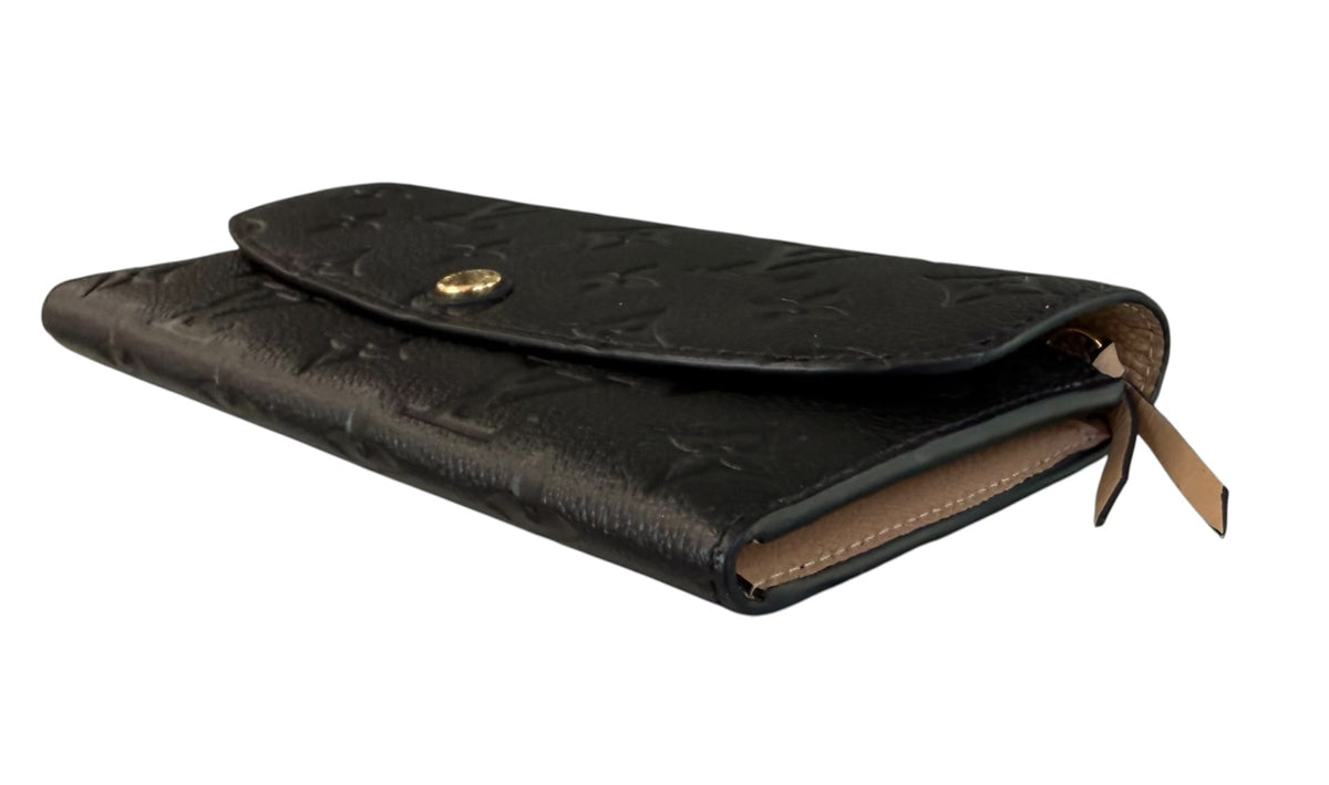 Louis Vuitton Emilie Empreinte Black Wallet