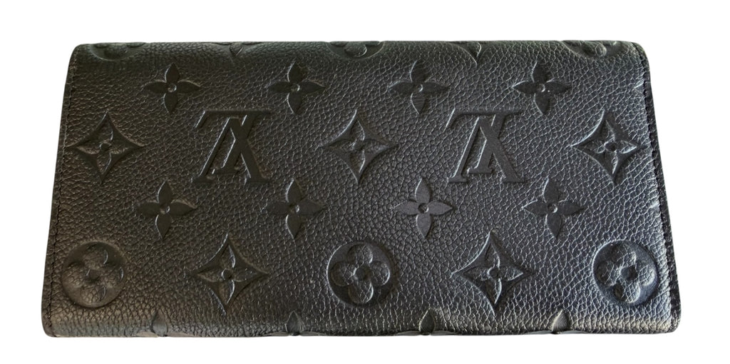 Louis Vuitton Emilie Empreinte Black Wallet