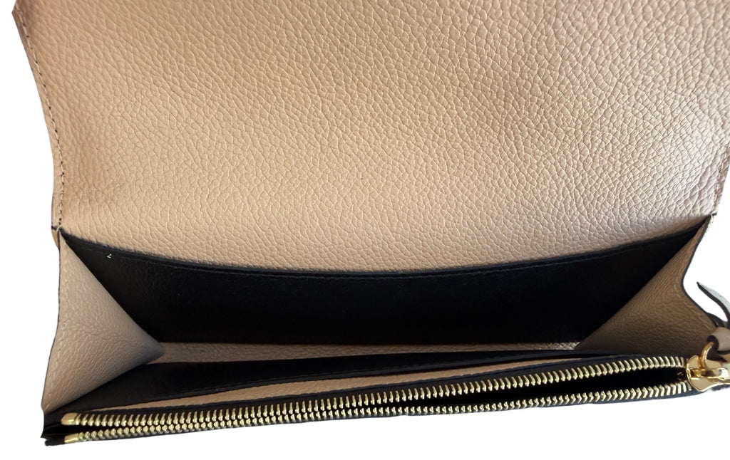 Louis Vuitton Emilie Empreinte Black Wallet