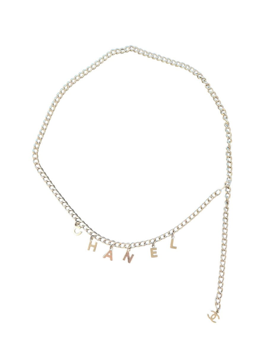 Chanel Belt CC Logo Letter Chain Necklace