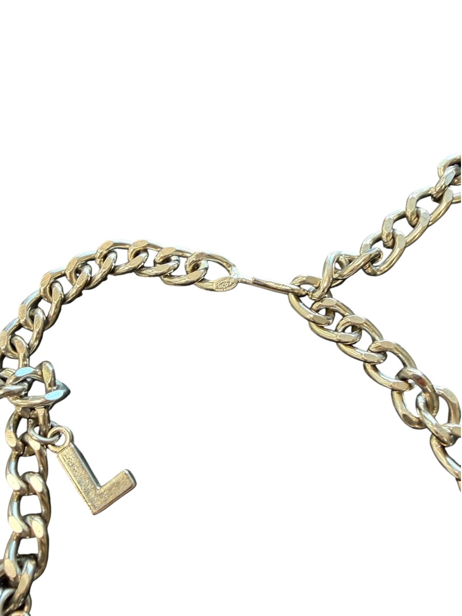 Chanel Belt CC Logo Letter Chain Necklace