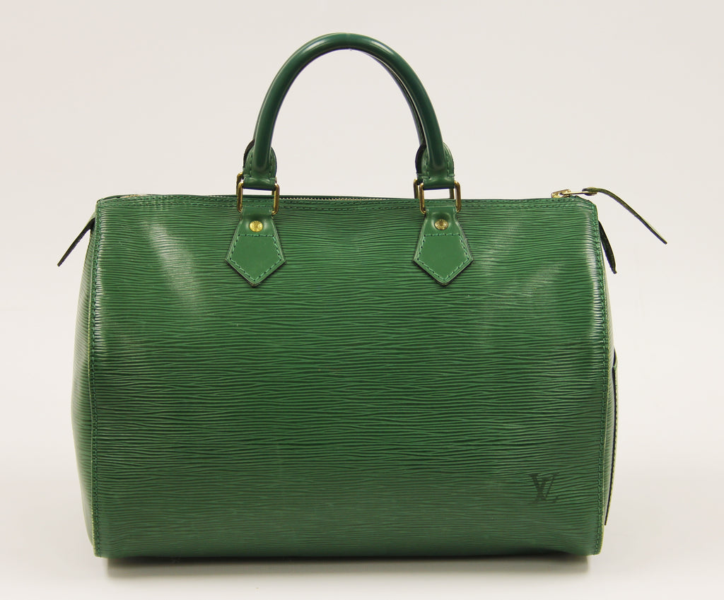 Louis Vuitton Green Epi Leather Speedy 30cm