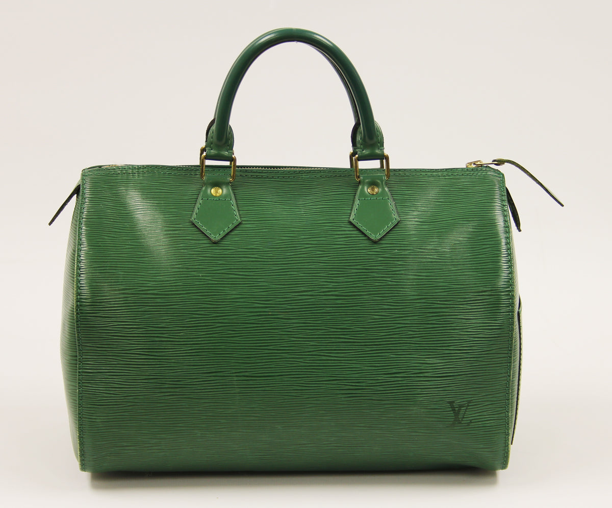 Louis Vuitton Green Epi Leather Speedy 30cm