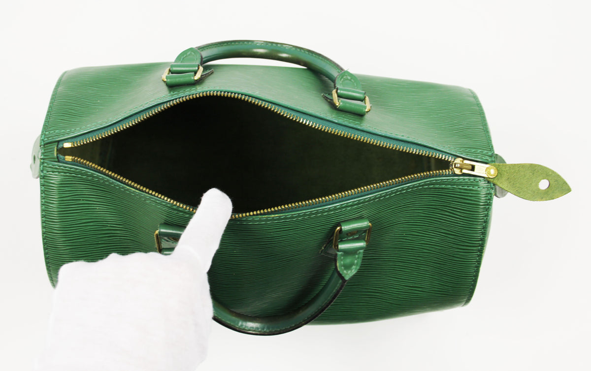 Louis Vuitton Green Epi Leather Speedy 30cm