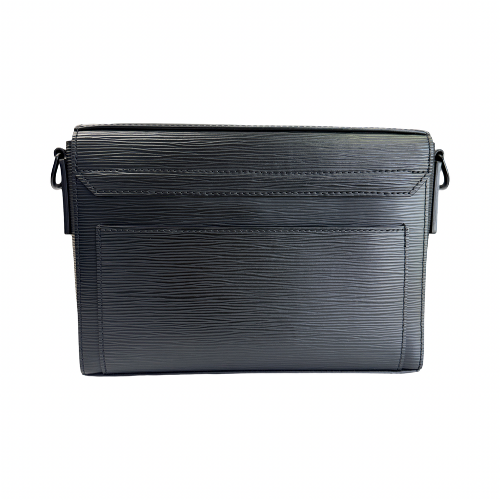 Louis Vuitton Black Epi Leather Take Off Messenger Bag