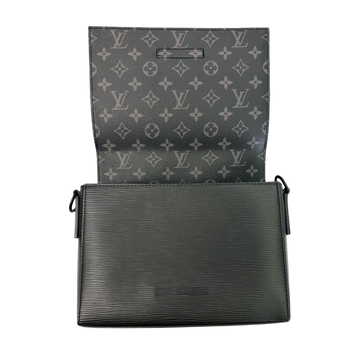 Louis Vuitton Black Epi Leather Take Off Messenger Bag