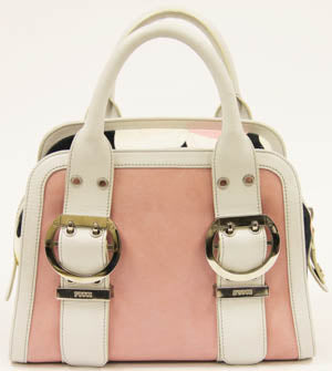Emilio Pucci Leather & Canvas "MOD" bag