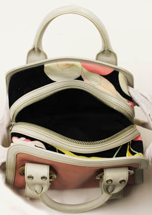 Emilio Pucci Leather & Canvas "MOD" bag