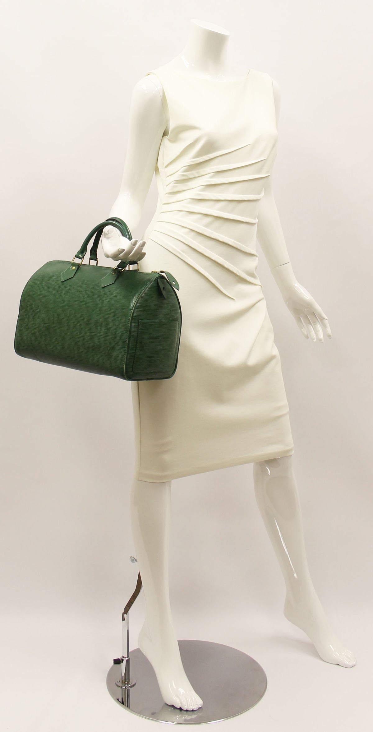Louis Vuitton Green Epi Leather Speedy 30cm