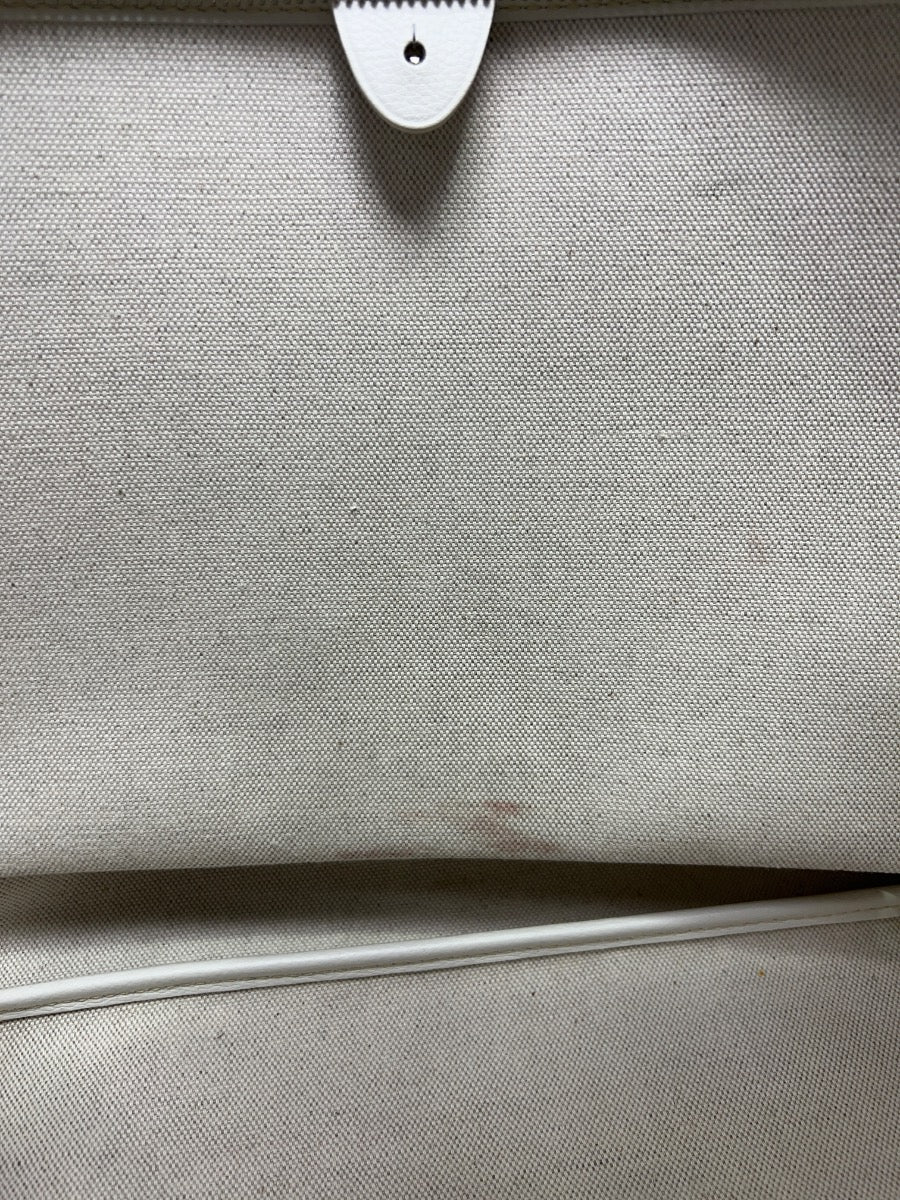 Goyard White Goyardine Artois MM Tote