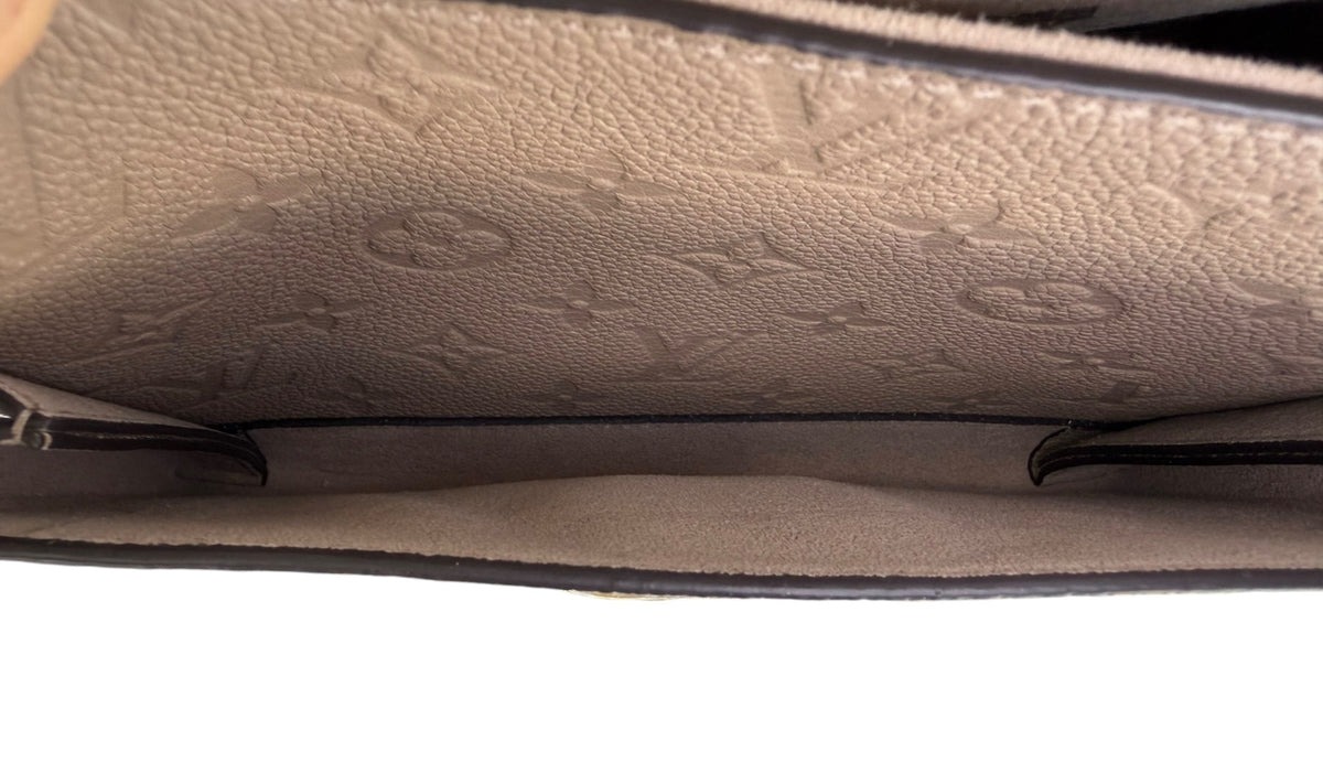 Louis Vuitton Taupe Monogram Empreinte Vavin PM
