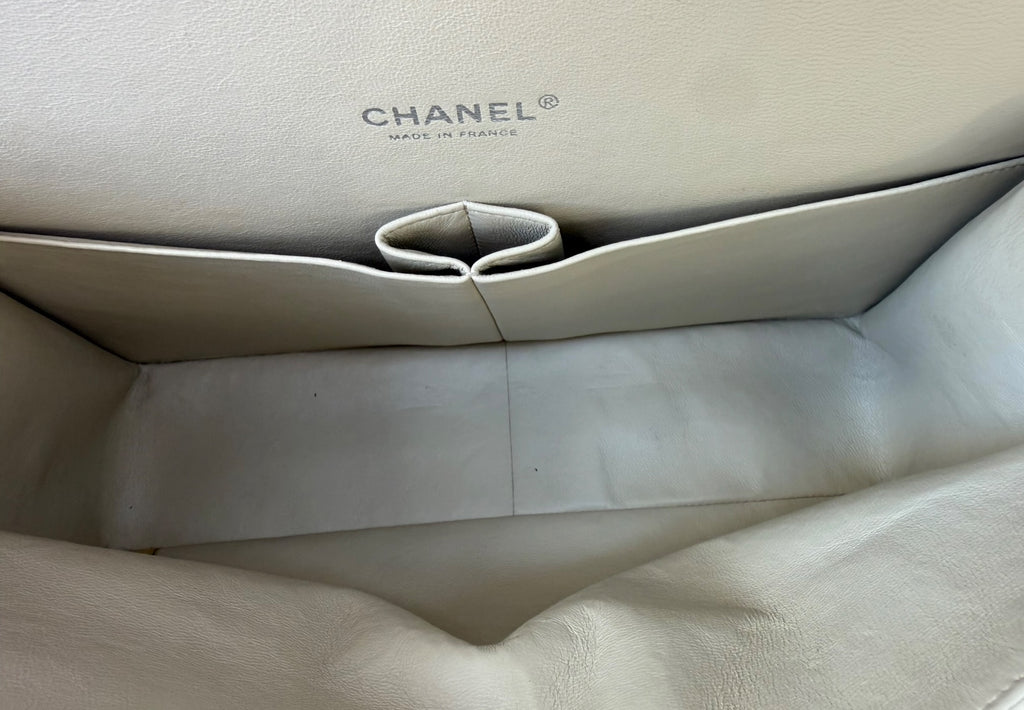 Chanel Classic Caviar Beige Maxi Double Flap Bag