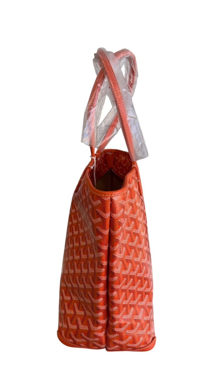 Goyard Orange Artois PM Tote Bag