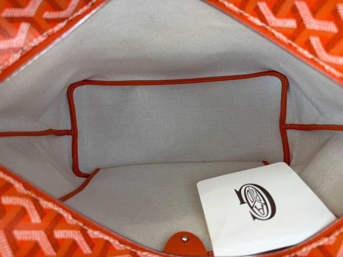 Goyard Orange Artois PM Tote Bag