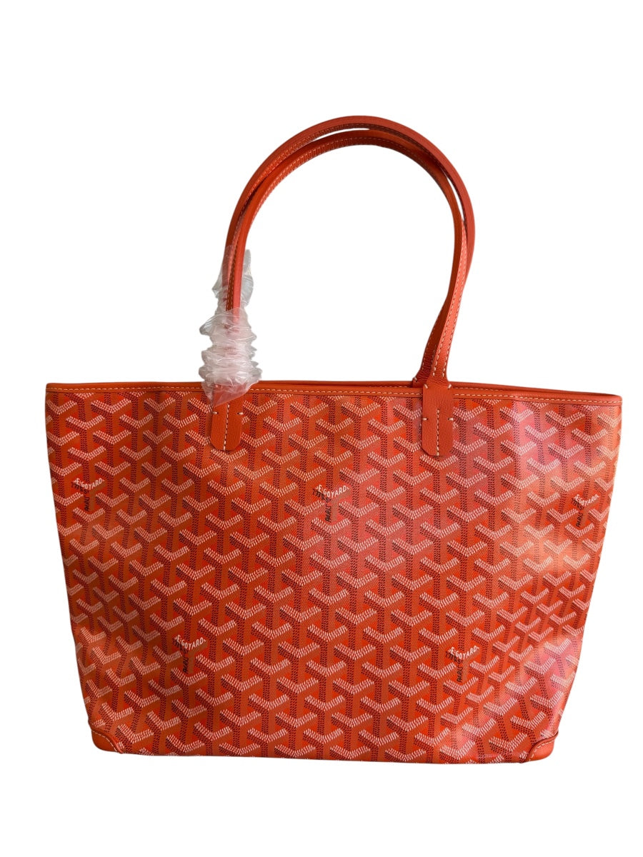 Goyard Orange Artois PM Tote Bag