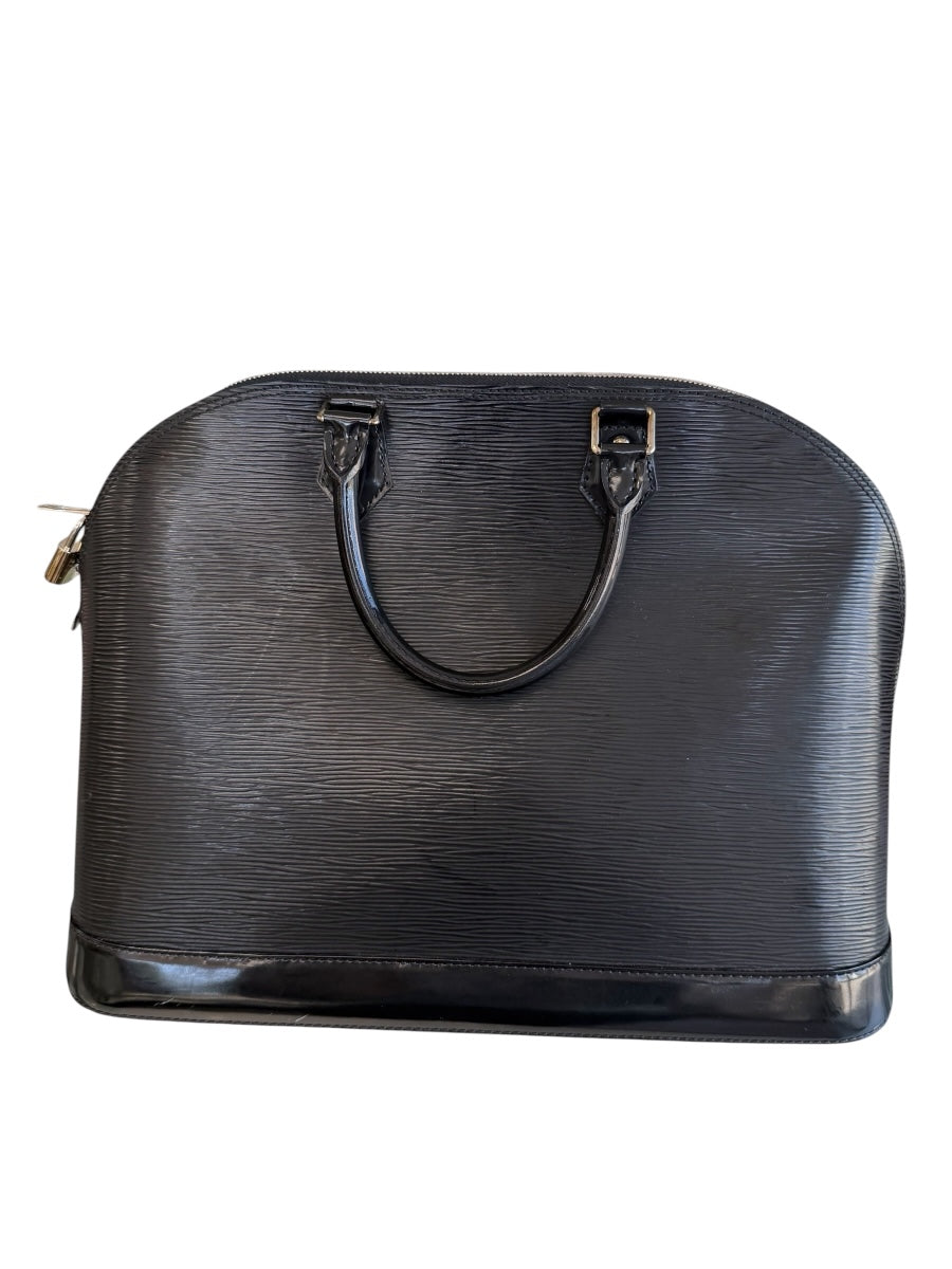 Lous Vuitton Black Epi Alma GM