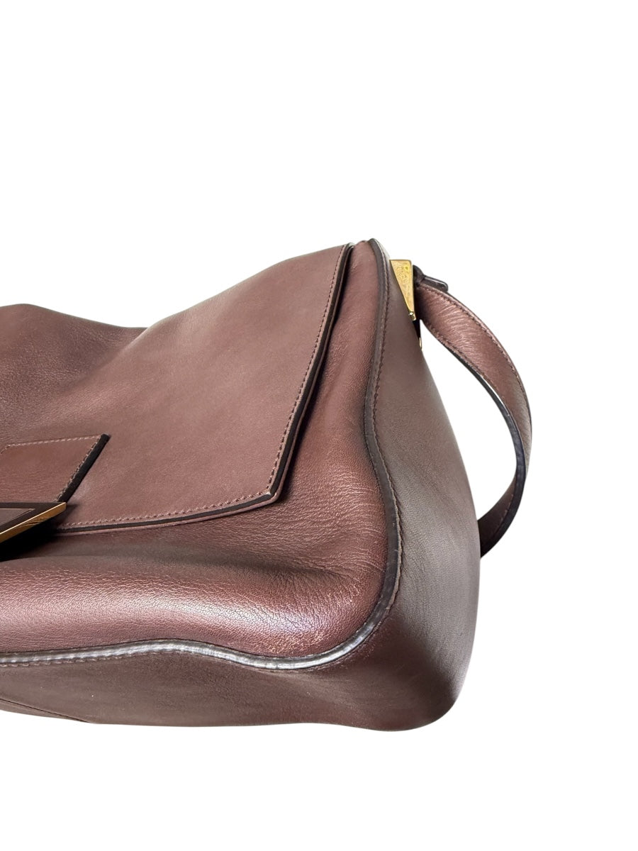 Fendi Mama Beguett Medium Brown Shoulder bag