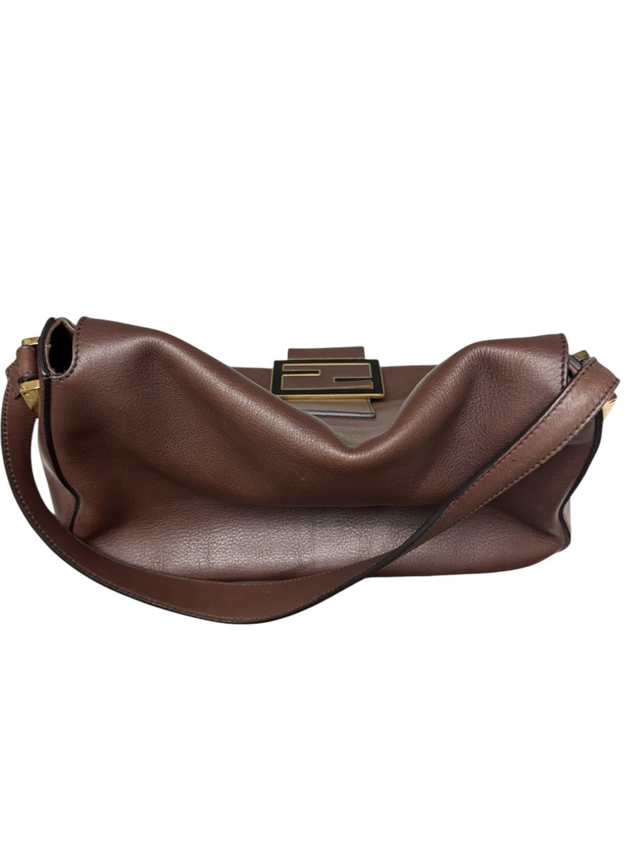 Fendi Mama Beguett Medium Brown Shoulder bag