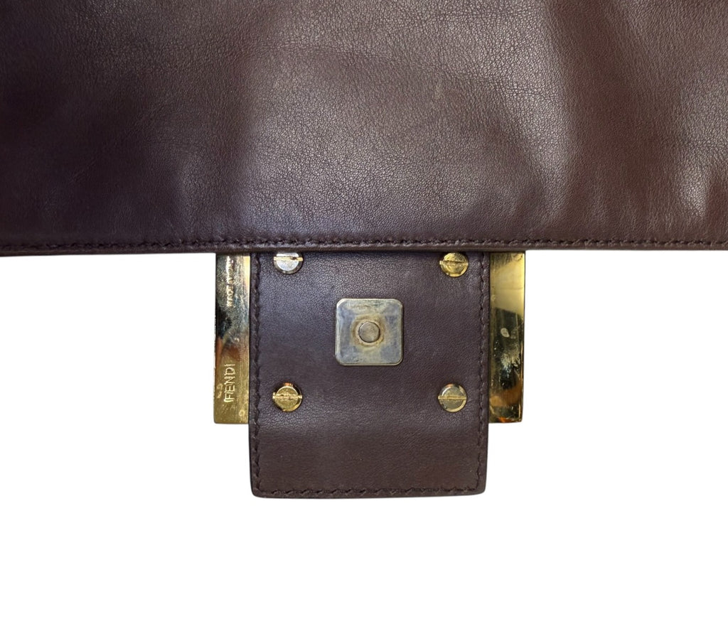 Fendi Mama Beguett Medium Brown Shoulder bag