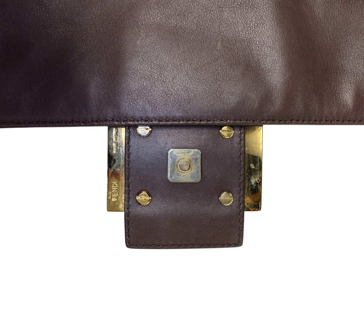 Fendi Mama Beguett Medium Brown Shoulder bag