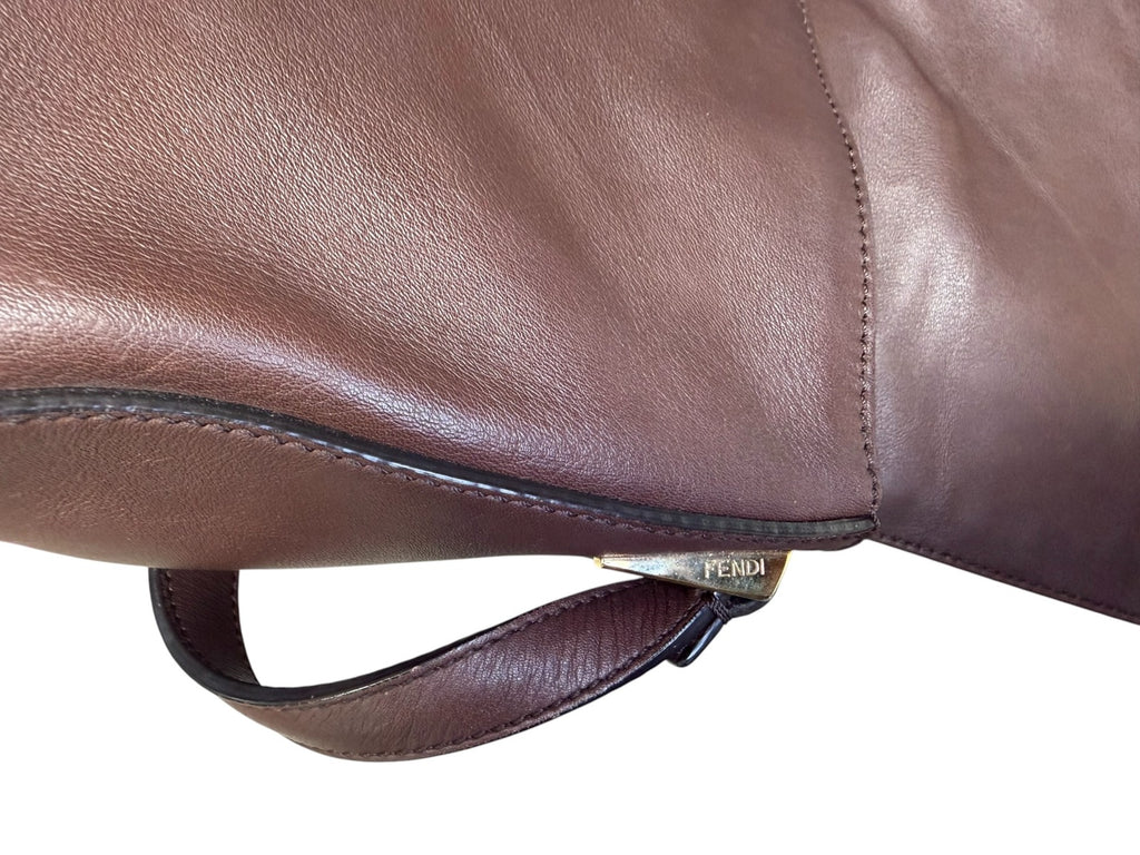 Fendi Mama Beguett Medium Brown Shoulder bag