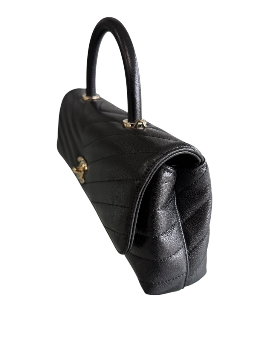 Chanel Top Handle Black Flap Bag Summer 2026