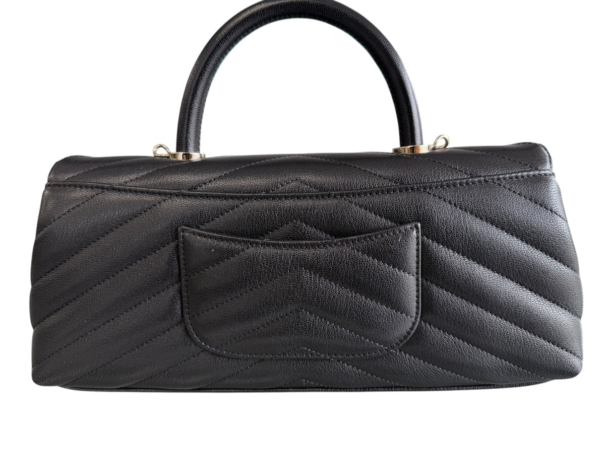 Chanel Top Handle Black Flap Bag Summer 2026