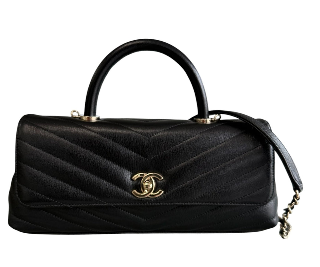 Chanel Top Handle Black Flap Bag Summer 2026