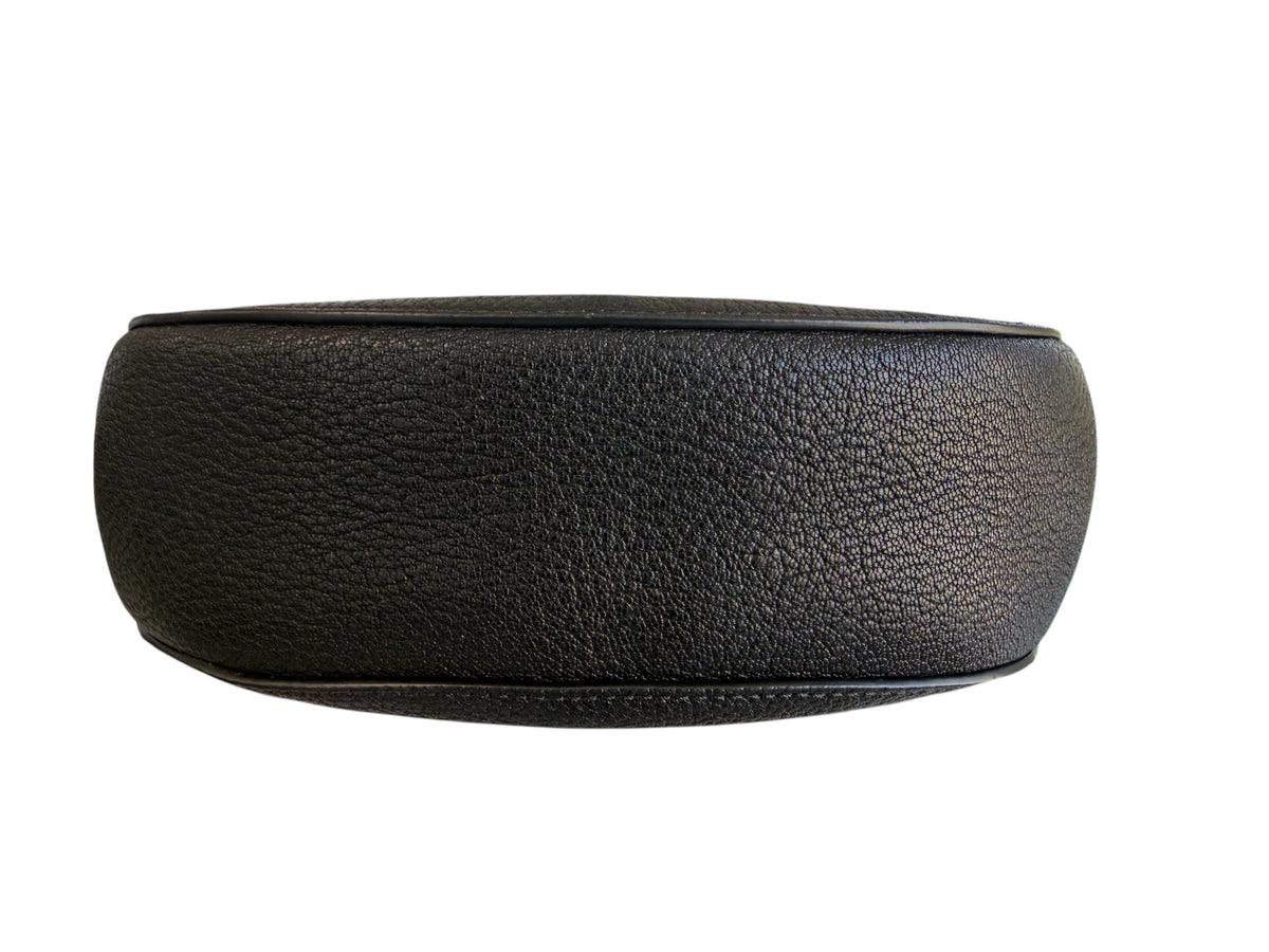 Chloe Black Leather Drew Crossbody Bag