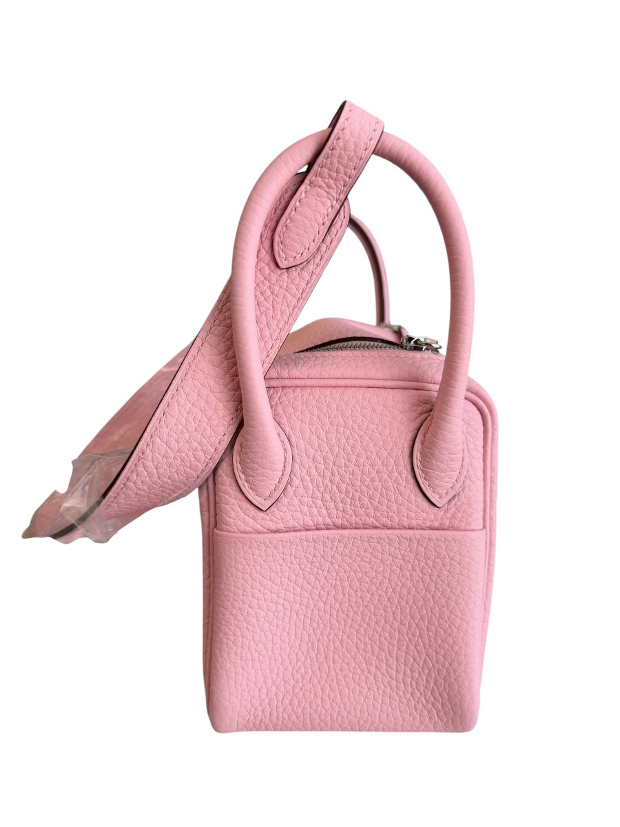 Hermès Rose Sakura Mini LIndy 20