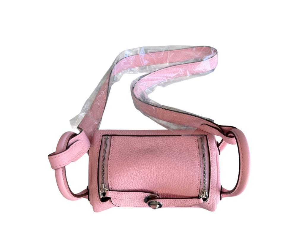 Hermès Rose Sakura Mini LIndy 20